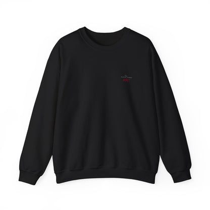 Unisex Heavy Blend™ Crewneck Sweatshirt - Motiv: Front Logo & Rückseite Pauline