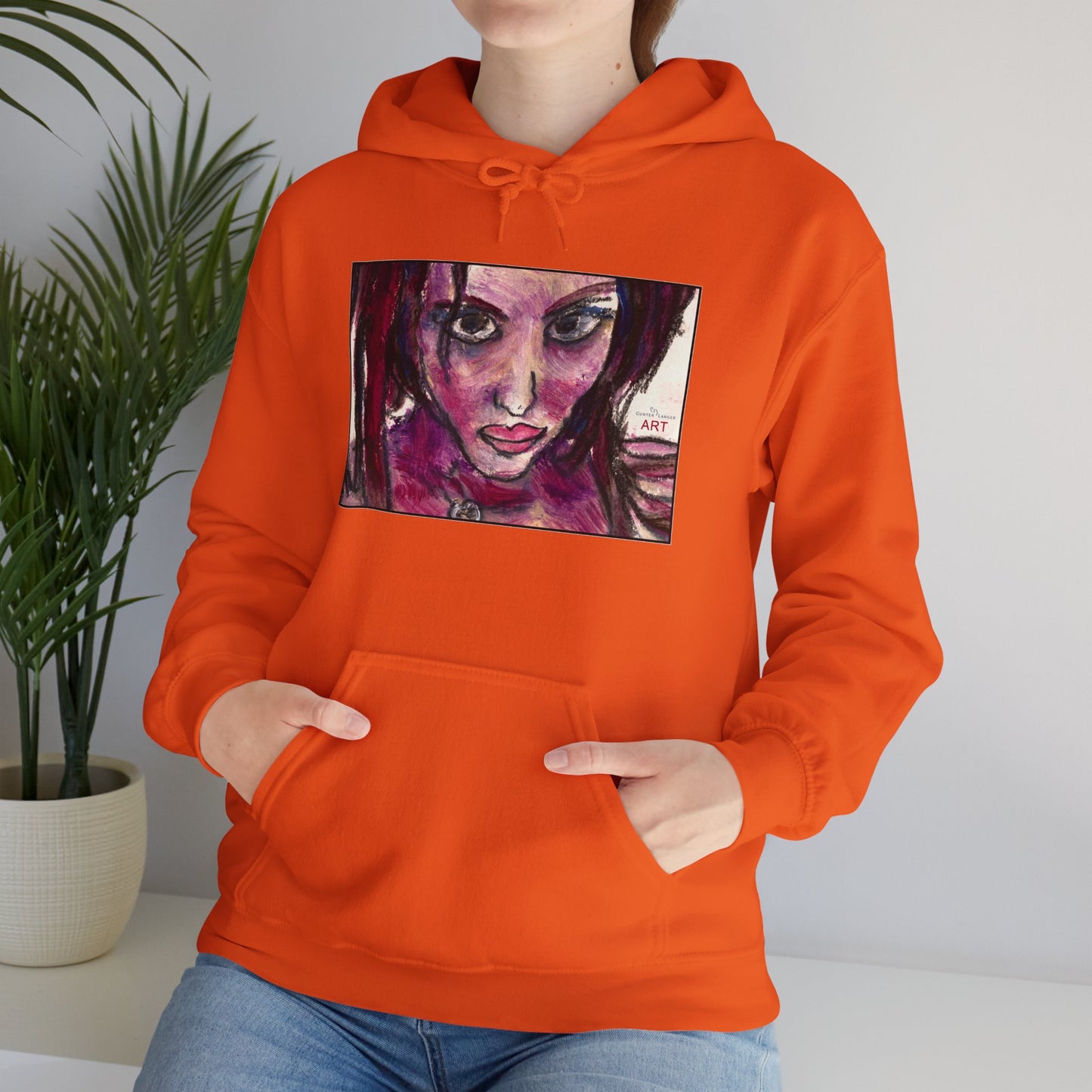 Unisex Heavy Blend™ Hooded Sweatshirt - Motiv Frontseite "Lola", H 19 cm