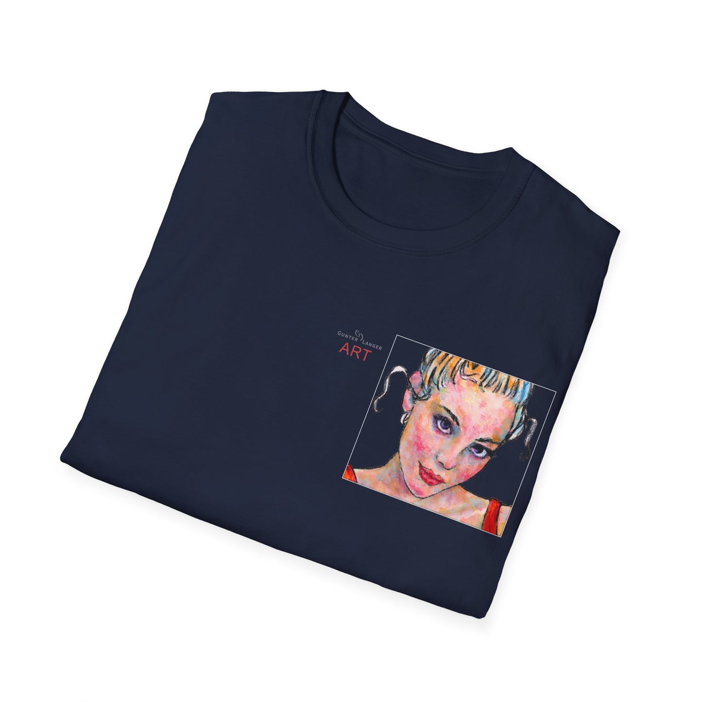 Unisex Softstyle T-Shirt - Motiv: Front Madeleine & Rückseite Madeleine