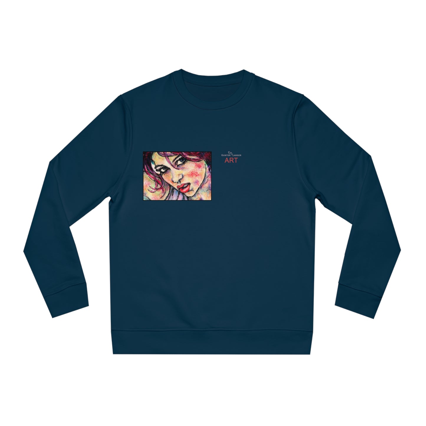 Unisex Changer Sweatshirt - Motiv: Front Nike, H12 cm (klein) & Rückseite Nike, H 43 cm