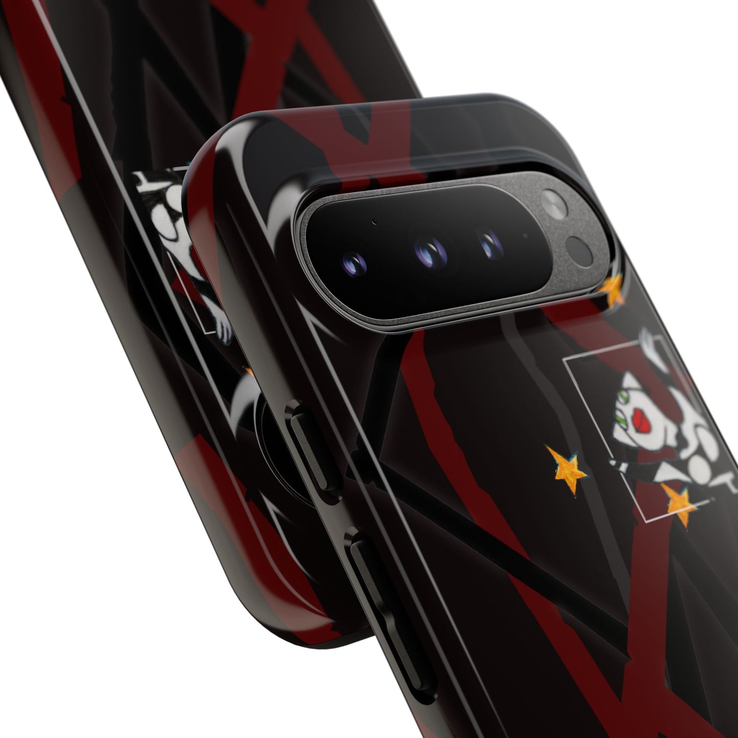 Tough Cases - Google Pixel - Samsung Galaxy - Motiv:  "Miau" klein H 8 cm, Sternenhimmel, Mikado3
