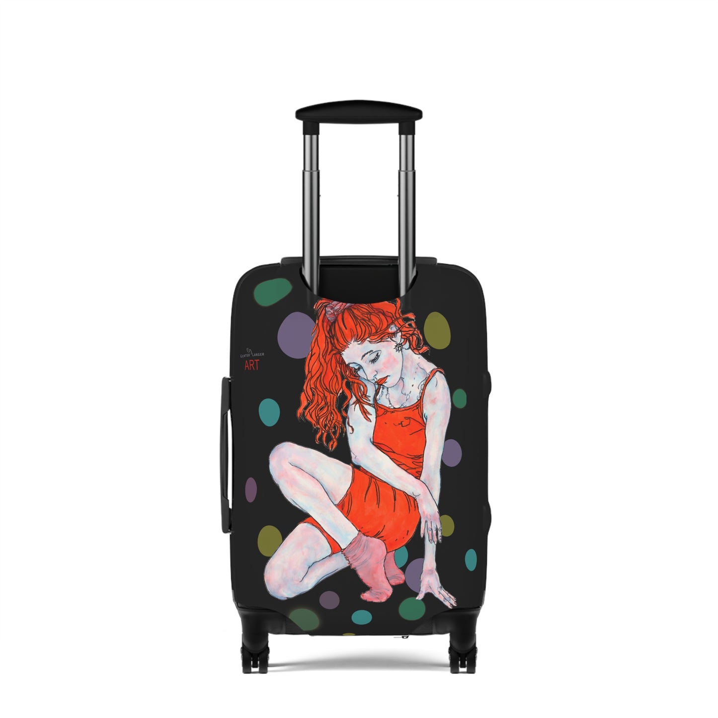 Luggage Cover - Motiv: Julia, Farbkreise