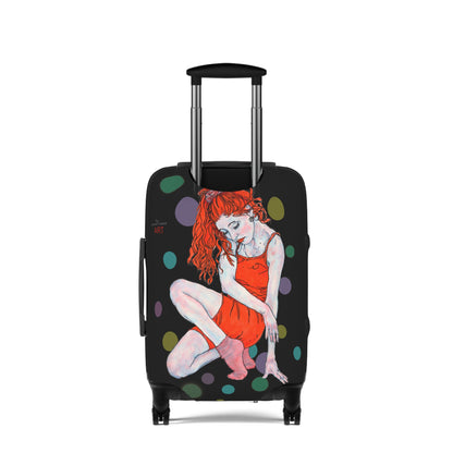 Luggage Cover - Motiv: Julia, Farbkreise
