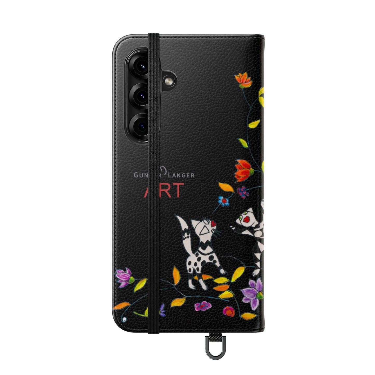 Flip Cases - Motiv: Waldnymphen, Schwarz, Seifenblasen