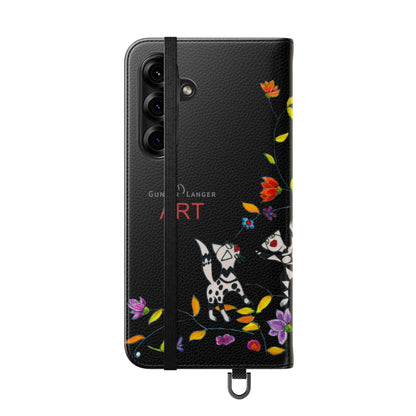 Flip Cases - Motiv: Waldnymphen, Schwarz, Seifenblasen