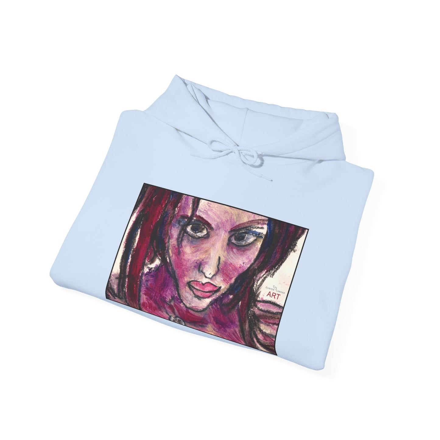 Unisex Heavy Blend™ Hooded Sweatshirt - Motiv Frontseite "Lola", H 19 cm