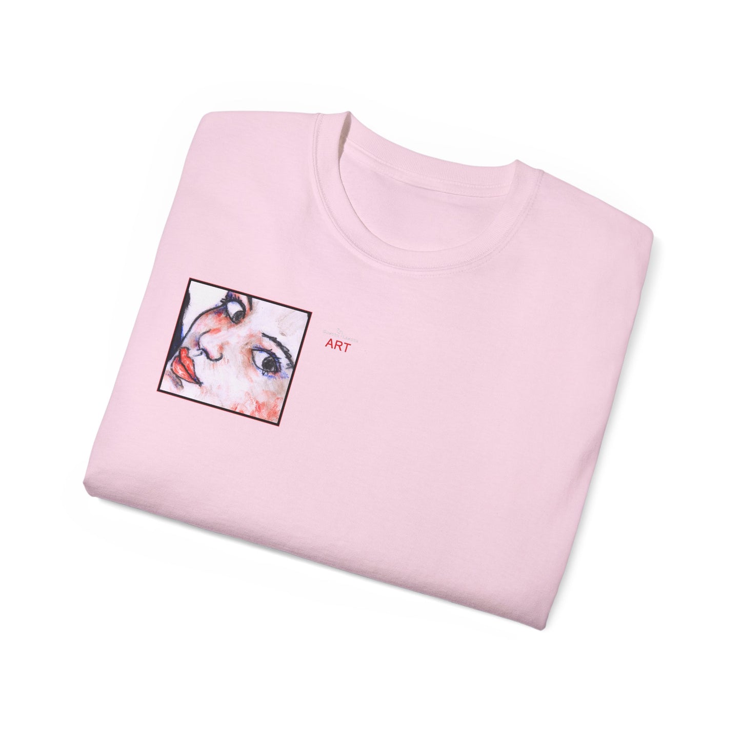 Unisex Ultra Cotton Tee - Motiv: Front Annette (Ausschnitt) & Rückseite Annette