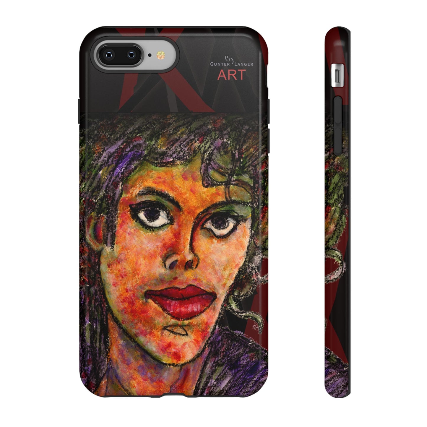 Tough Cases - iPhone - Motiv: MJ, Schwarz