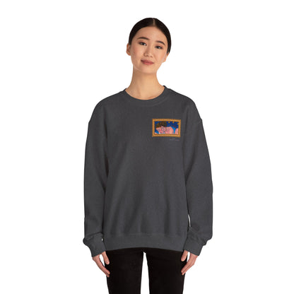 Unisex Heavy Blend™ Crewneck Sweatshirt - Motiv: Front Alva (Ausschnitt) &  Rückseite Alva