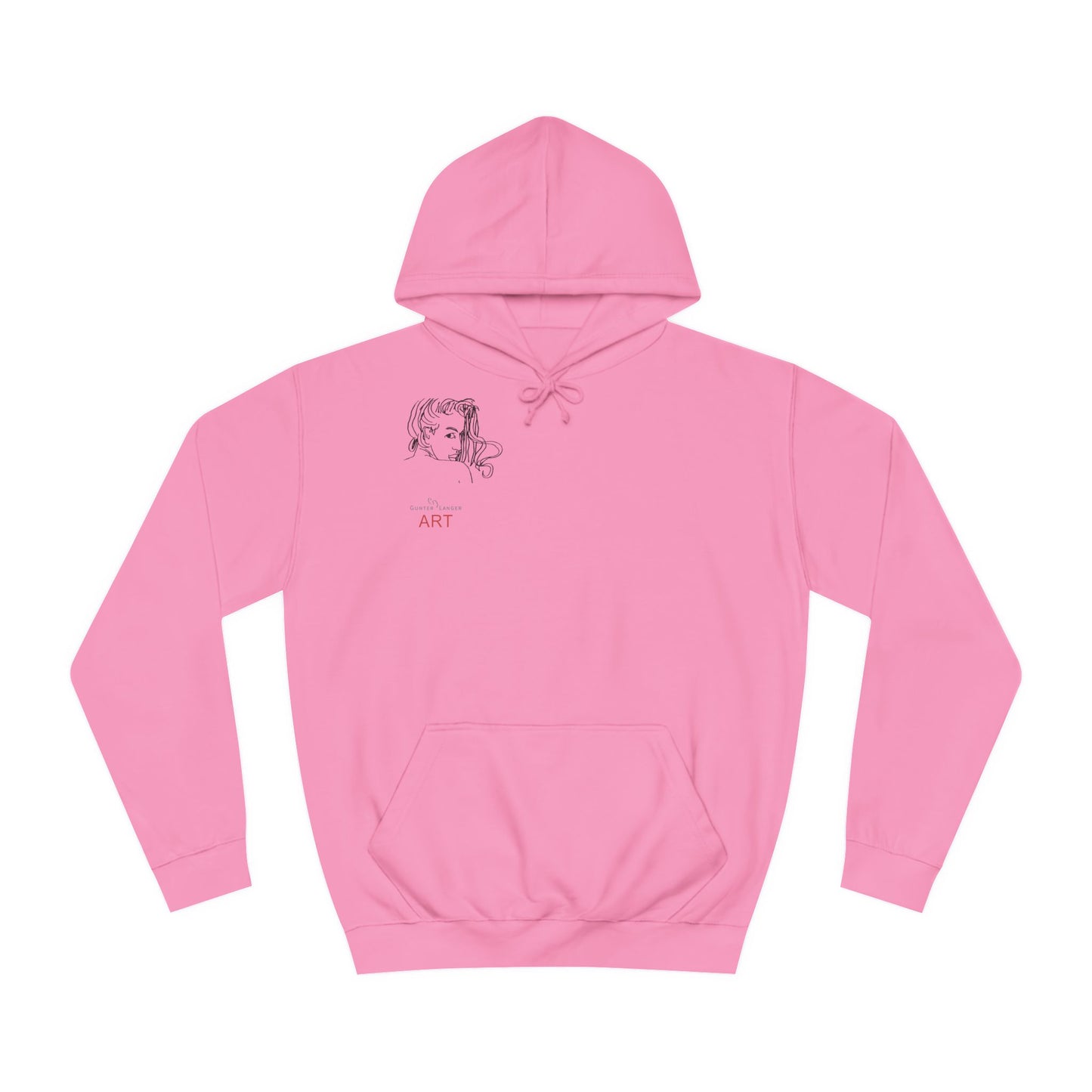 Unisex College Hoodie - Motiv Front Emilia (klein) & Rückseite Emilia