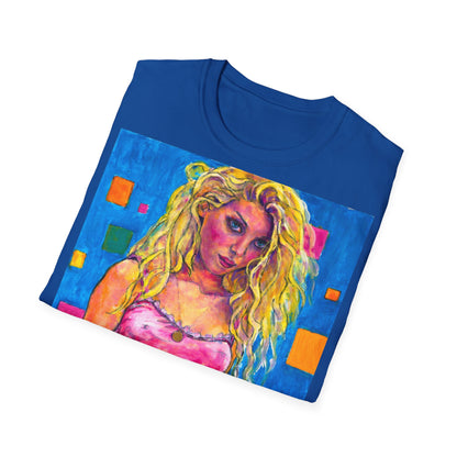 Unisex Softstyle T-Shirt - Motiv: Front Maria  H 49cm Korr2 sw