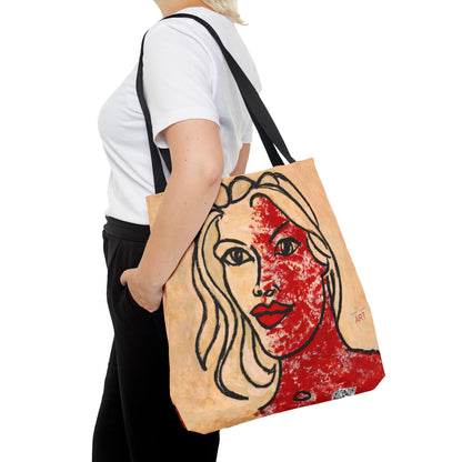 Tote Bag (AOP) - Motiv: Front Louisa ll & Rückseite Louisa ll