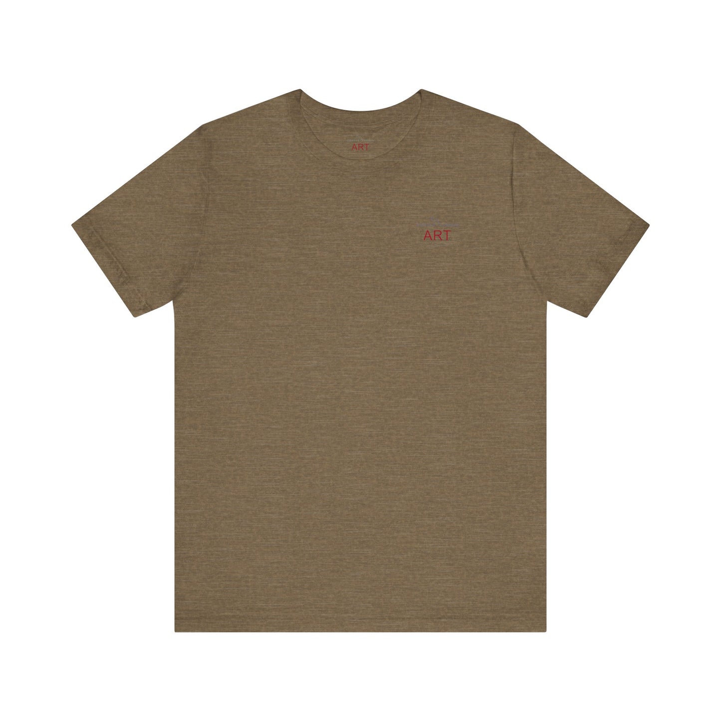 Unisex Jersey Short Sleeve Tee - Motiv: Front Logo & Rückseite Giselle H 48,42 cm, N-Label