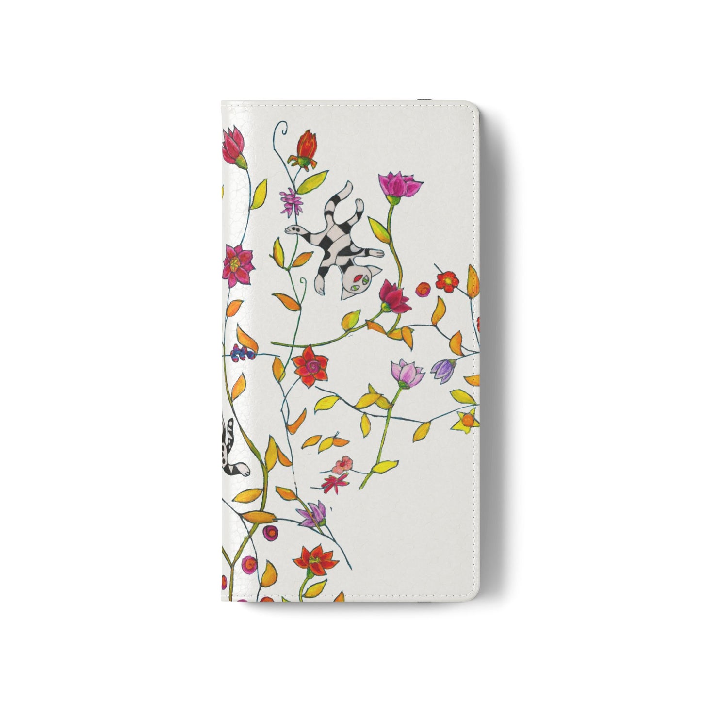 Flip Cases - Motiv: Drei Karierte Katzen auf weiß