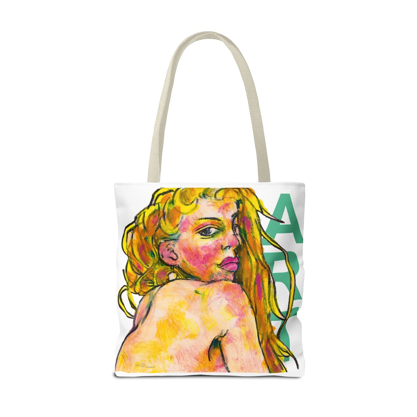 Tote Bag (AOP) - Motiv: Camilla - Leni & Romina, Weiß