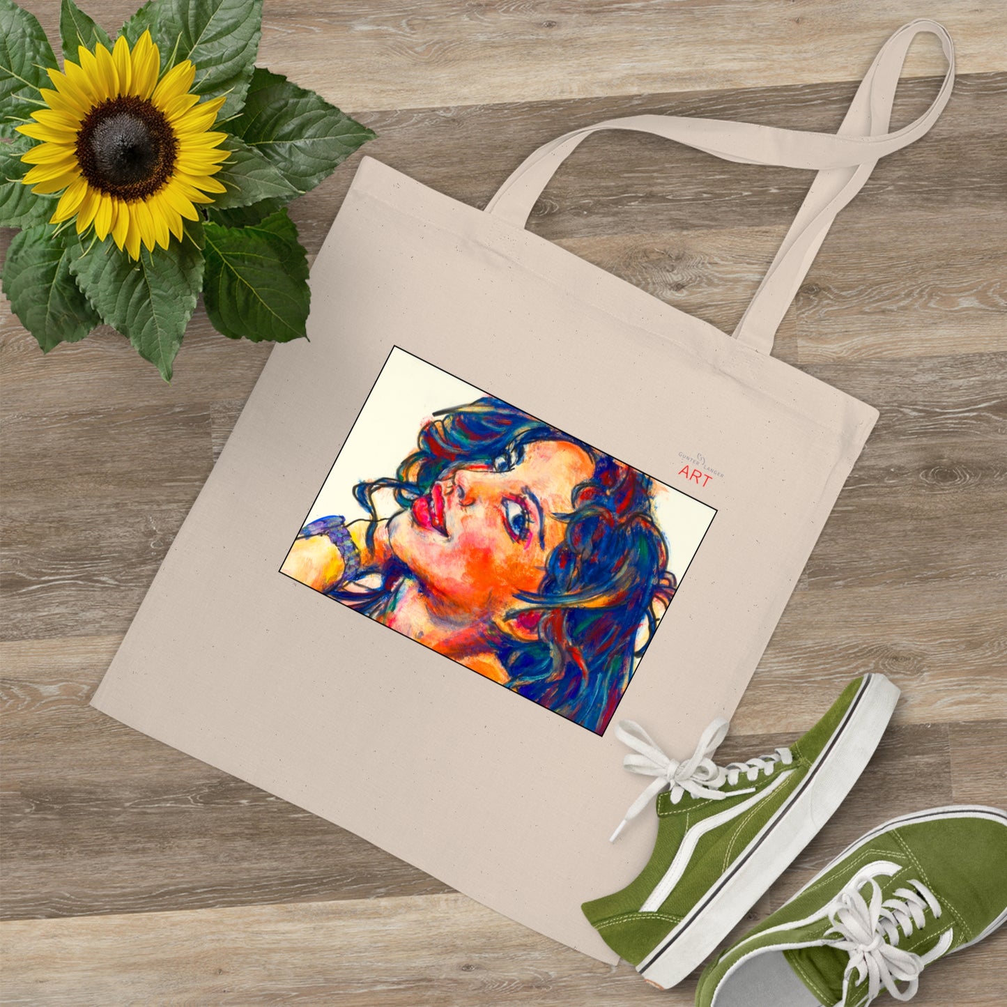 Tote Bag - Motiv: Marlen, einseitig bedruckt, H 18 cm