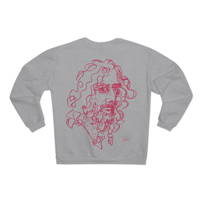 Unisex Crew Neck Sweatshirt (EU) - Motiv Montenegro (blau) & Montenegro (rot)