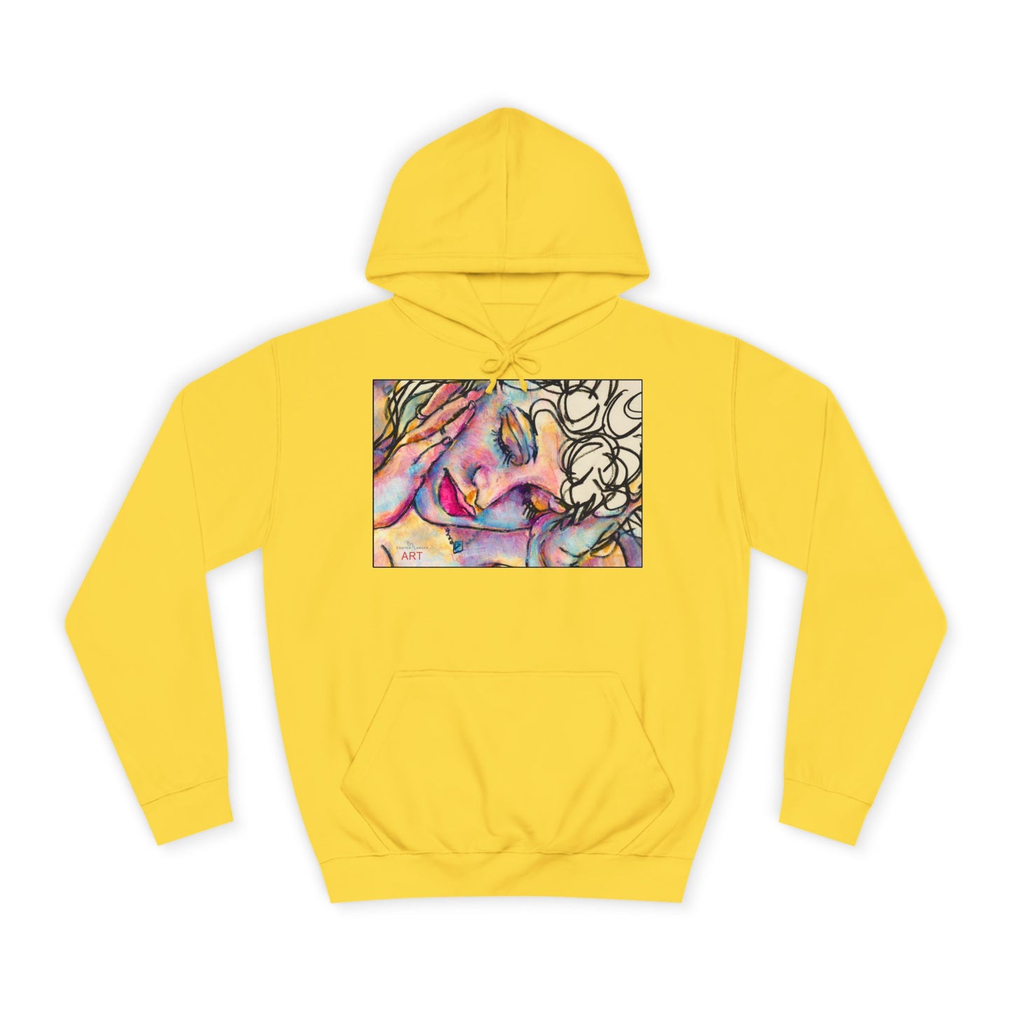 Unisex College Hoodie - Motiv: Front Mara, H 23,5 cm