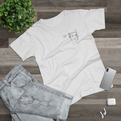 Single Jersey Women's T-shirt - hell - Motiv: Helena, H 11,5 cm