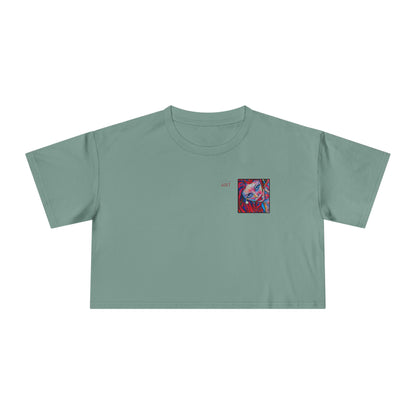 Women's Crop Tee  - Motiv: Valea, H 8 cm