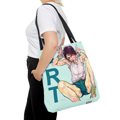 Tote Bag (AOP) - Motiv: Siegesgöttin, Flieder