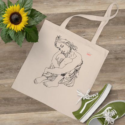Tote Bag - Motiv: Maja, einseitig bedruckt, H 30,5 cm