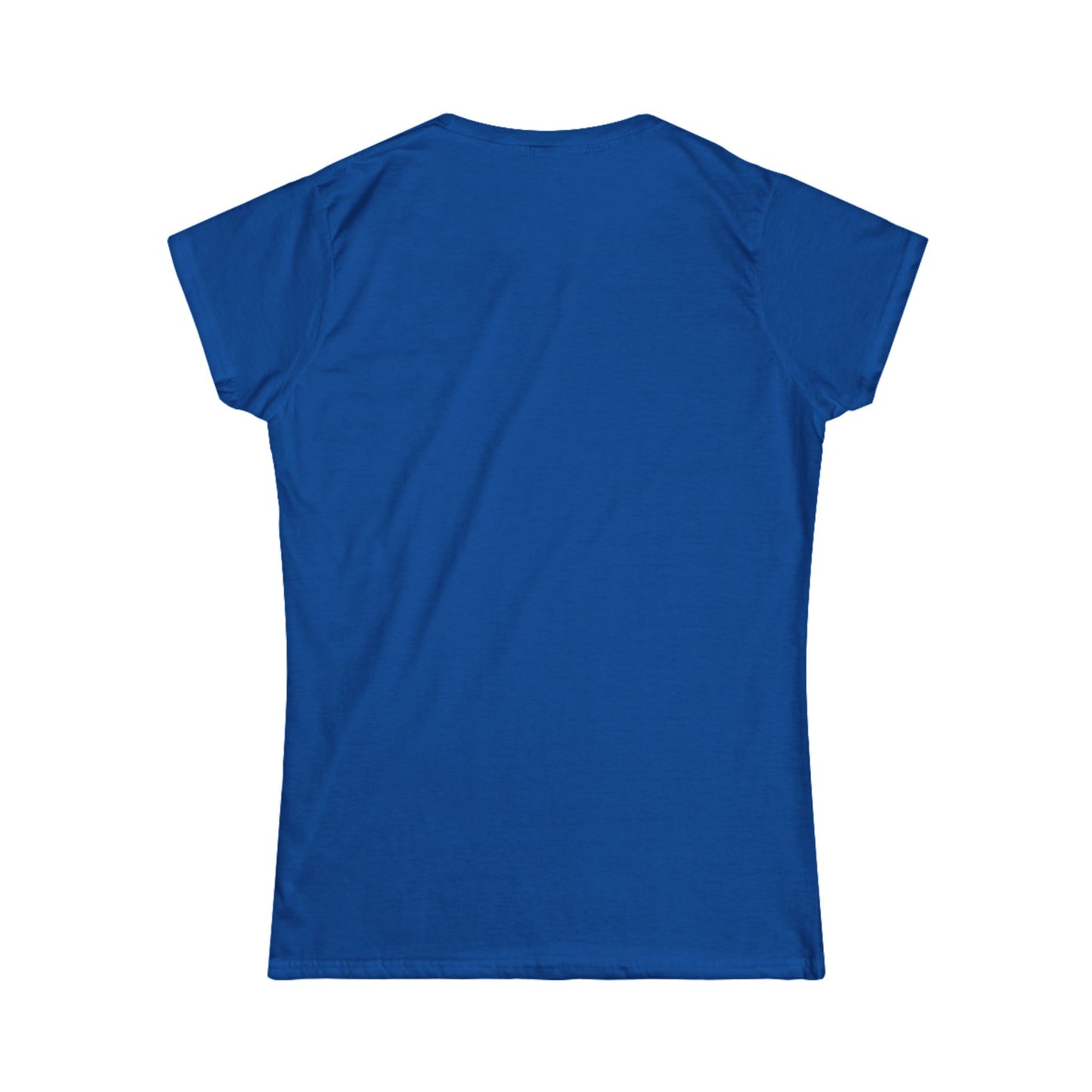 Women's Softstyle Tee - Motiv: Front, Zuflucht, H 9 cm