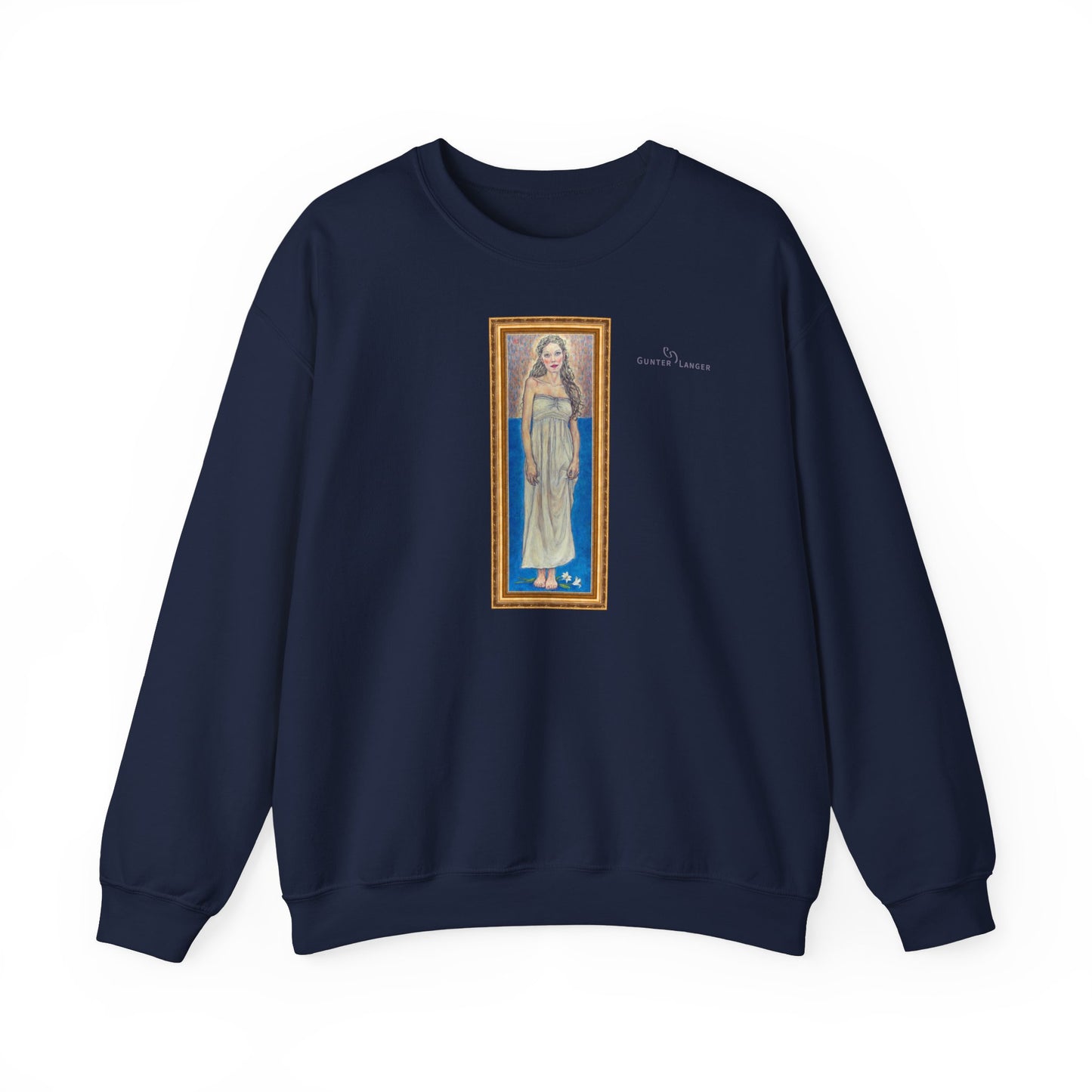 Unisex Heavy Blend™ Crewneck Sweatshirt - Motiv: Front Marie (gerahmt)