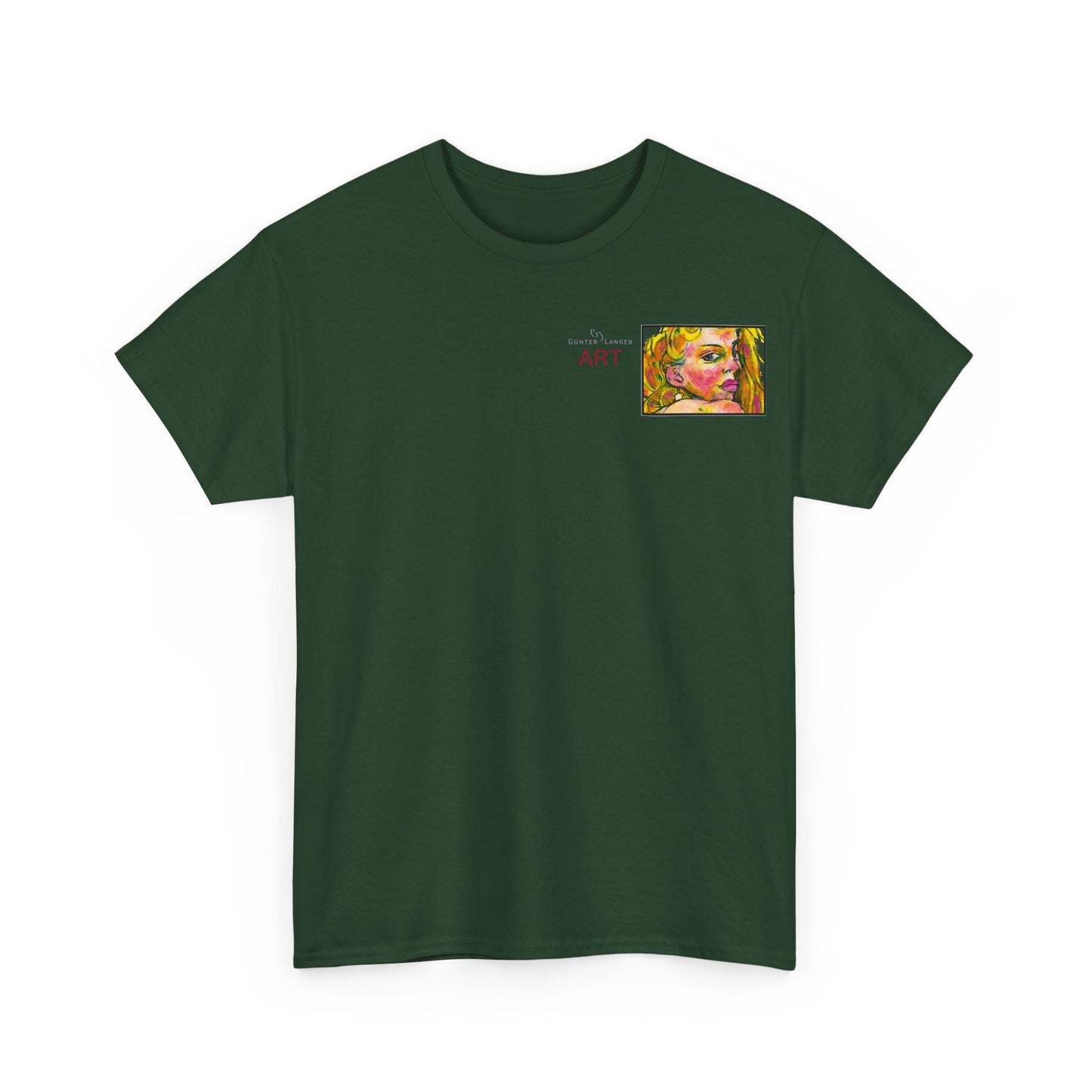 Unisex Heavy Cotton Tee - Motiv: Romina, H 7 cm