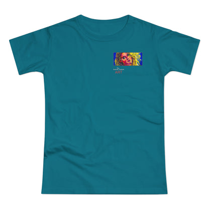 Single Jersey Women's T-shirt - dunkel - Motiv: Mascha, H 5 cm