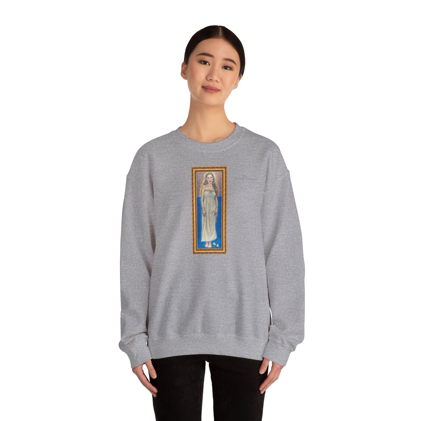 Unisex Heavy Blend™ Crewneck Sweatshirt - Motiv: Front Marie (gerahmt)