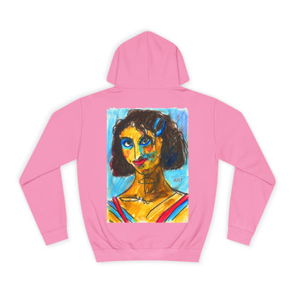 Unisex College Hoodie - Motiv: Augen & Frechdax