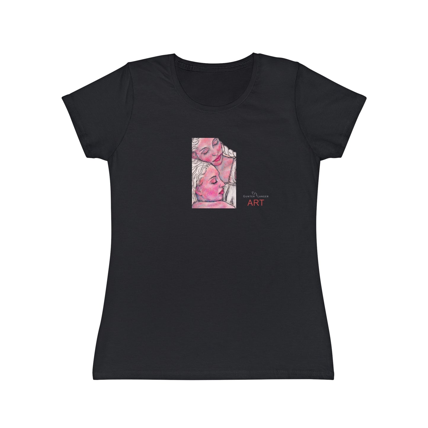 Women's Iconic T-Shirt - Motiv: Zuflucht (klein) & Zuflucht (groß)