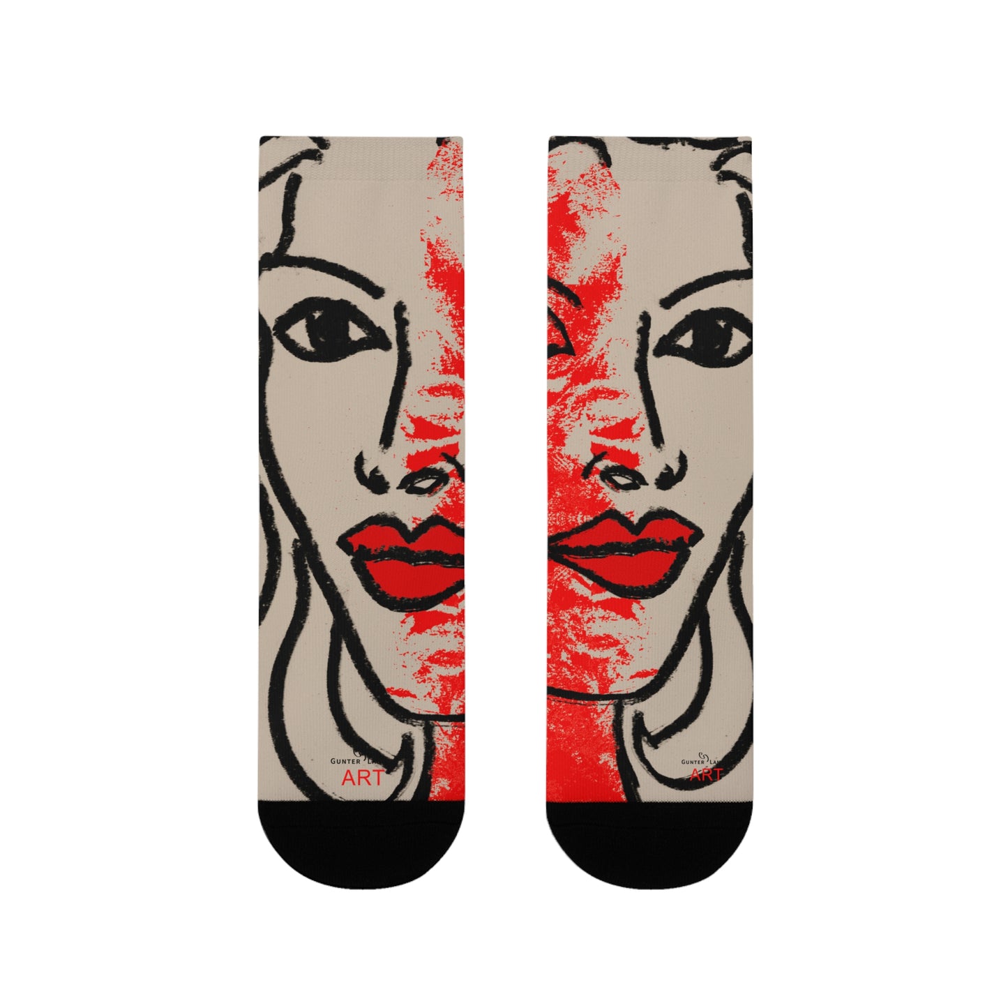 Sublimation Crew Socks (EU) - Motiv: Louisa M