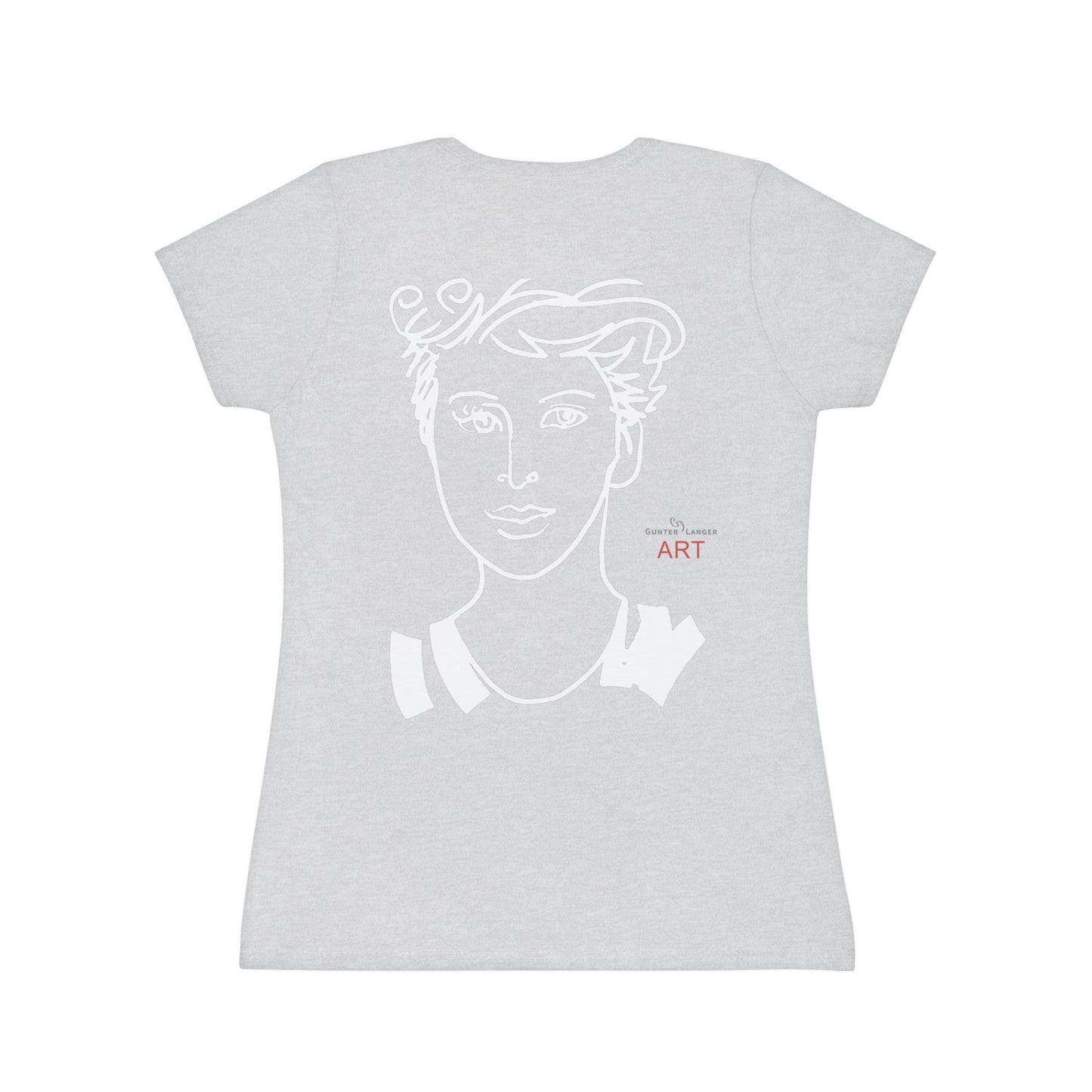 Women's Iconic T-Shirt - Motiv: Lars & Lars (weiß)