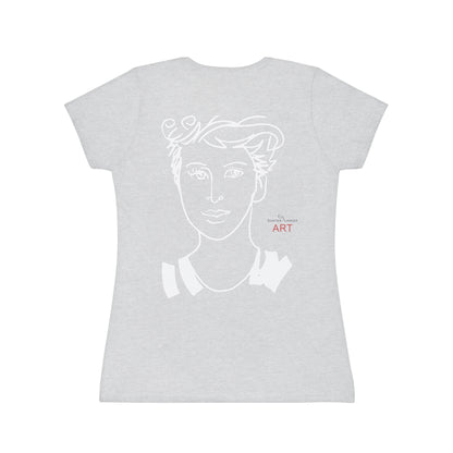 Women's Iconic T-Shirt - Motiv: Lars & Lars (weiß)