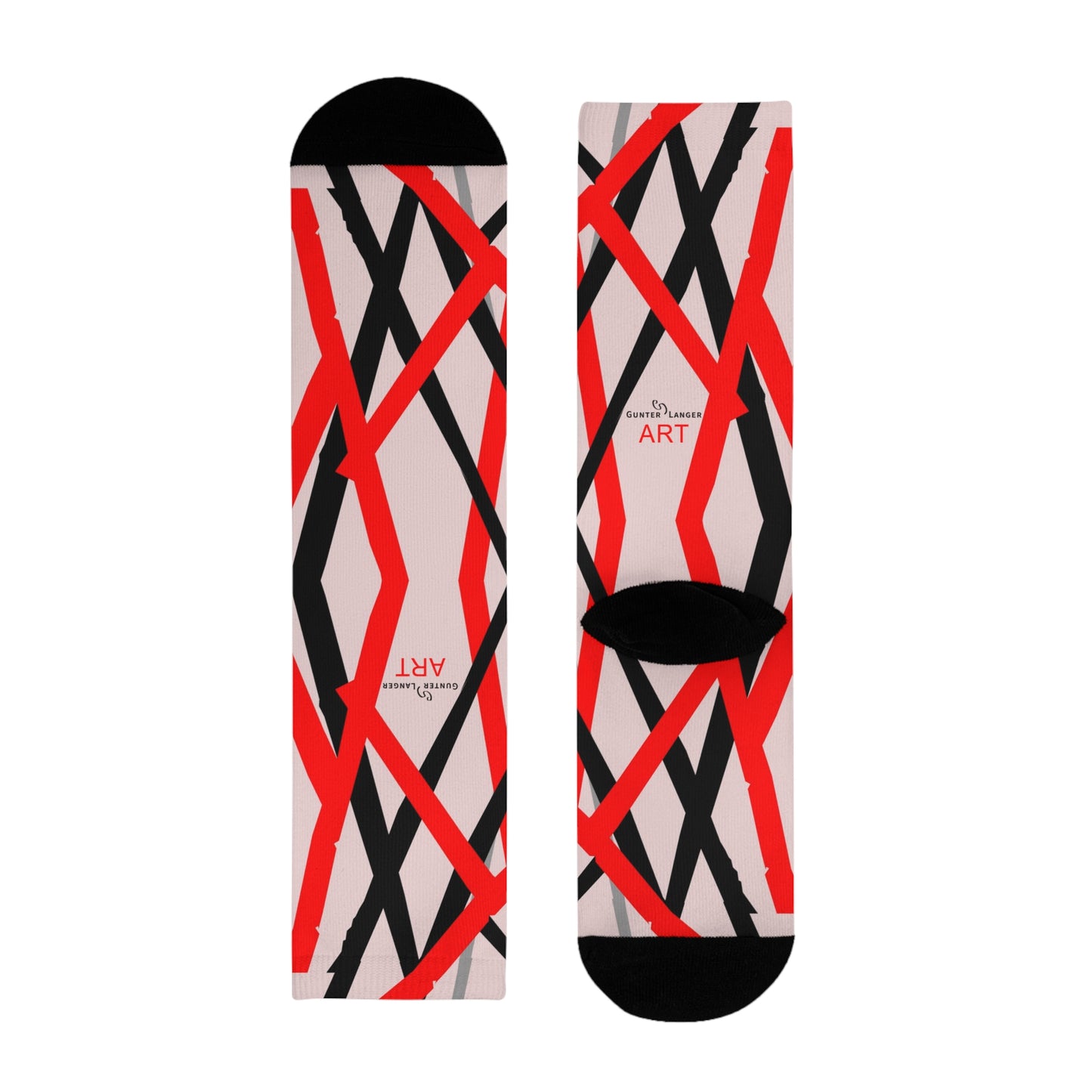 Sublimation Crew Socks (EU) - Motiv: Mikado 2, S, M, L