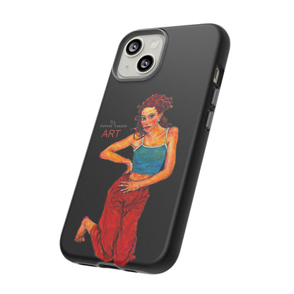Tough Cases - iPhone - Motiv: Lea, Schwarz