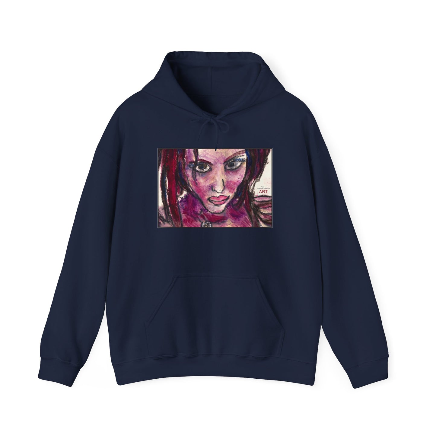 Unisex Heavy Blend™ Hooded Sweatshirt - Motiv Frontseite "Lola", H 19 cm