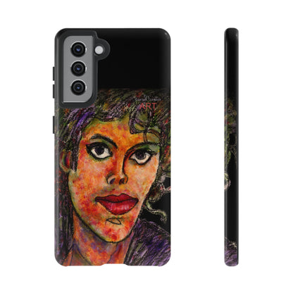 Tough Cases - Google Pixel - Samsung Galaxy - Motiv: MJ, Schwarz