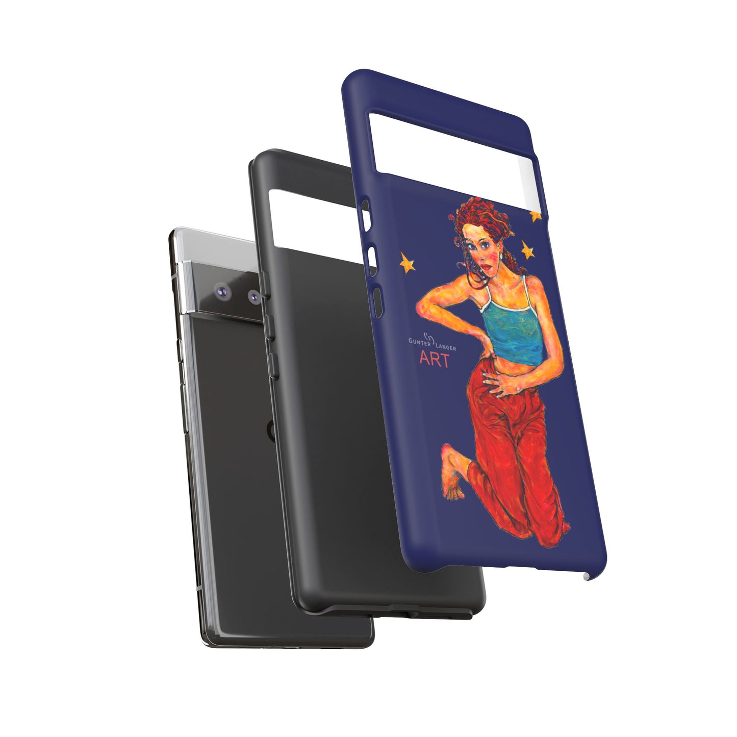 Tough Cases - Google Pixel - Samsung Galaxy - Motiv: Lea, Sternenhimmel