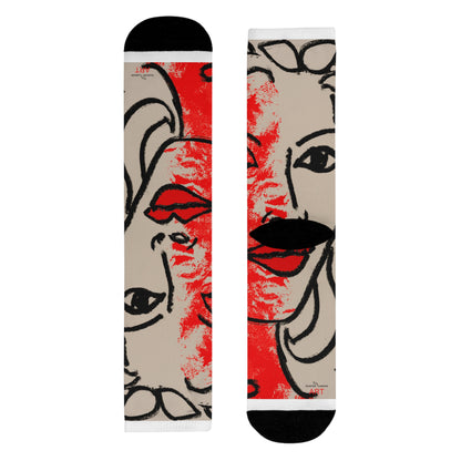 Sublimation Crew Socks (EU) - Motiv: Louisa M