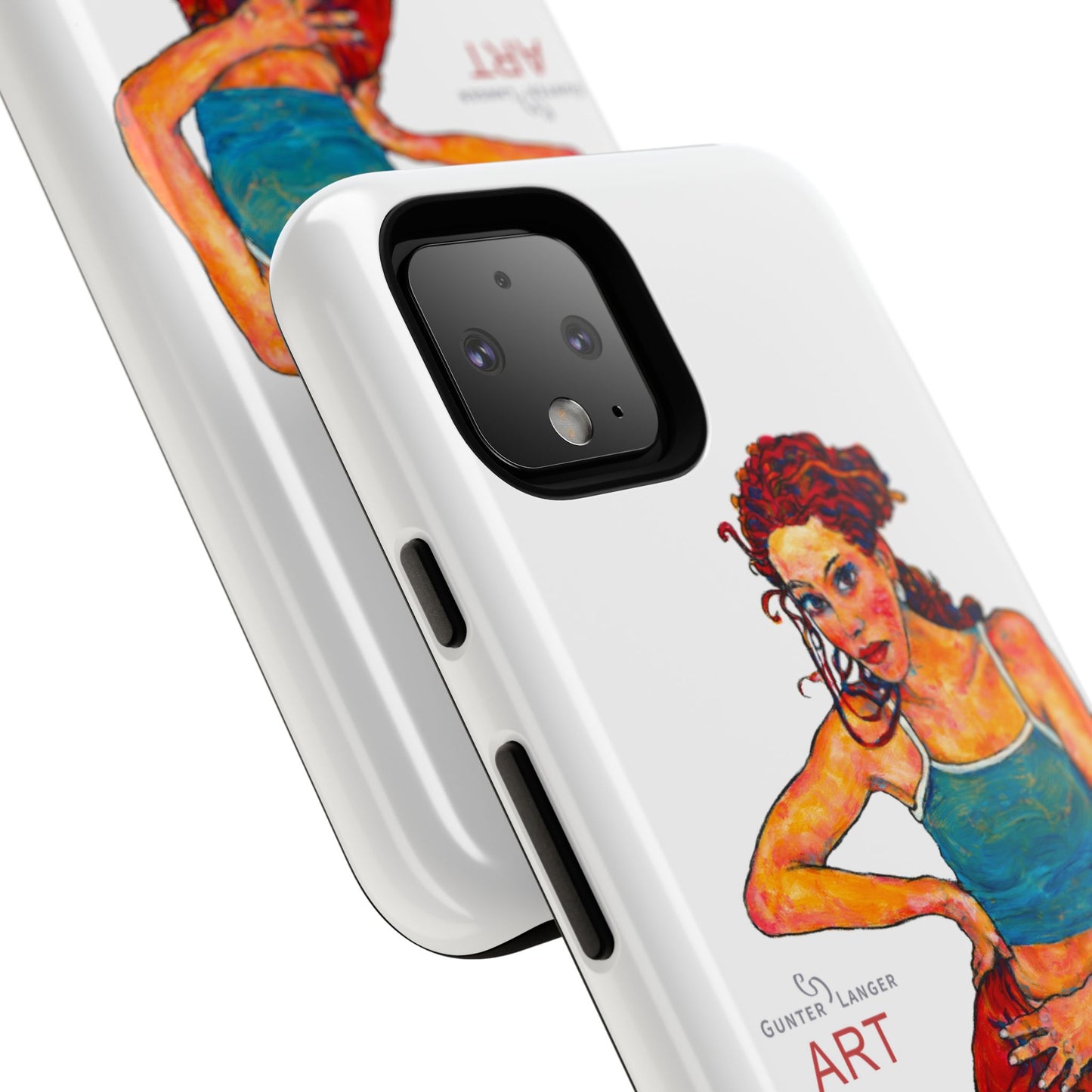 Tough Cases - Google Pixel - Samsung Galaxy - Motiv: Lea, Weiß