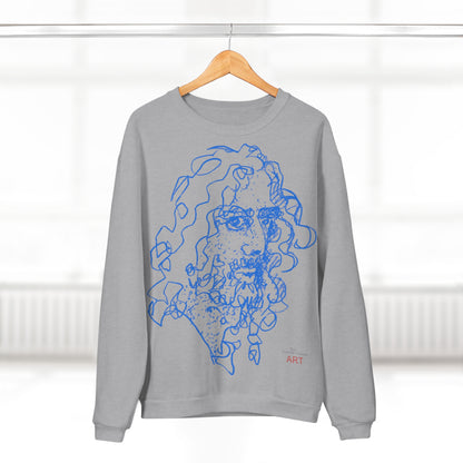 Unisex Crew Neck Sweatshirt (EU) - Motiv Montenegro (blau) & Montenegro (rot)