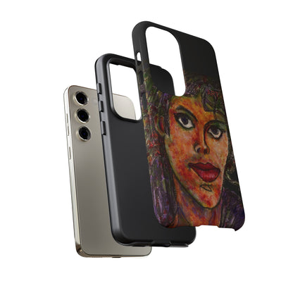 Tough Cases - Google Pixel - Samsung Galaxy - Motiv: MJ, Schwarz