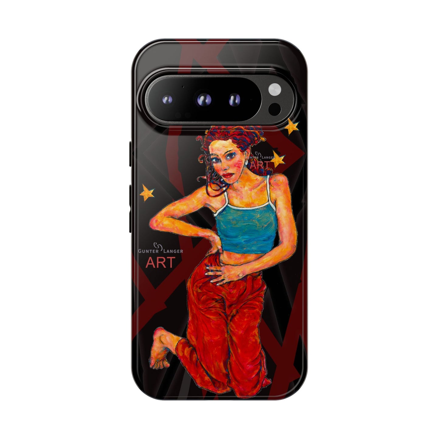 Tough Cases - Google Pixel - Samsung Galaxy - Motiv: Lea, Sternenhimmel, Mikado3