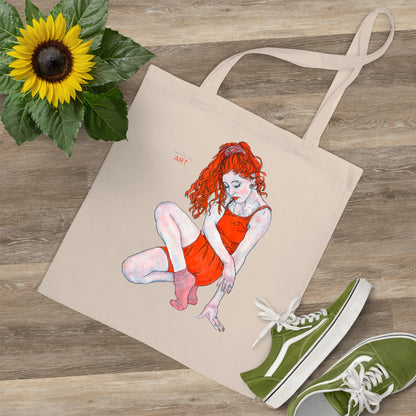 Tote Bag - Motiv: Julia, einseitig bedruckt, H 30,5 cm