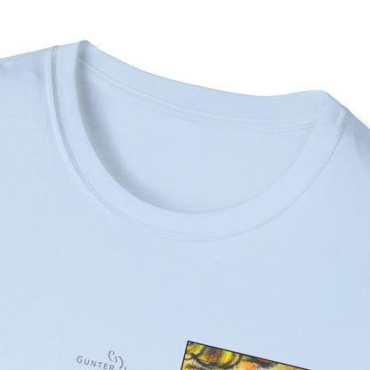 Unisex Softstyle T-Shirt - Motiv: Front Ina (Ausschnitt H 13,5 cm) & Ina, Rückseite (groß H 27 cm)