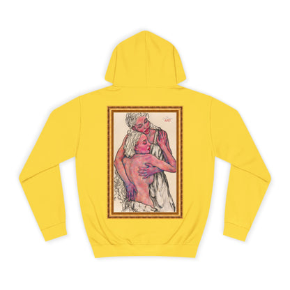 Unisex College Hoodie -  Motiv: Rückseite Zuflucht gerahmt