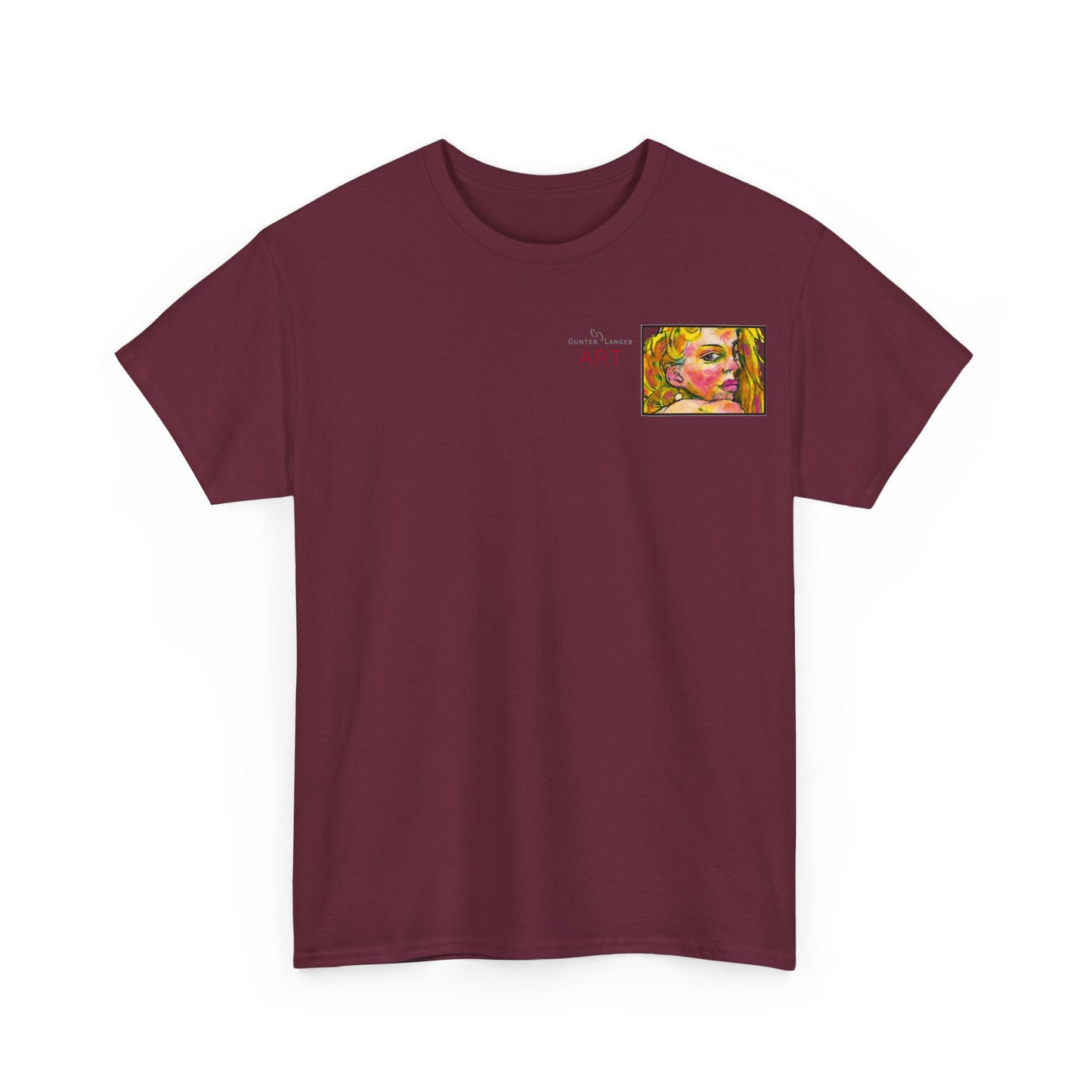 Unisex Heavy Cotton Tee - Motiv: Romina, H 7 cm